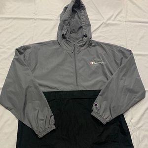 Champion Authentic AthleticWear Hooded Windbreaker Jacket Men's size XL